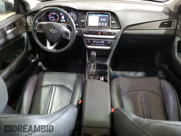 2019 Hyundai Sonata SEL with VIN 5NPE34AF8KH735760, listed as a Copart auction lot 54318655 with 70,917 mi miles and Salvage Title. Bid and sale history available at DreamBid. Image 8.