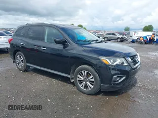 2017 Nissan Pathfinder SV z VIN 5N1DR2MM3HC611338, wystawiony jako IAAI lot #42194564 z przebiegiem 105 158 mil mil oraz . Historia ofert i sprzedaży dostępna na DreamBid. Obrazek 1.