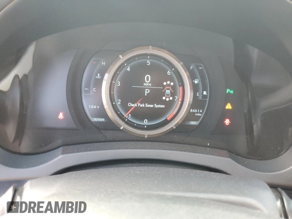 2017 Lexus RC 300 with VIN JTHSM5BCXH5003177, listed as a Copart auction lot 44619945 with 84,614 mi miles and Salvage title. Bid and sale history available at DreamBid. Image 9.