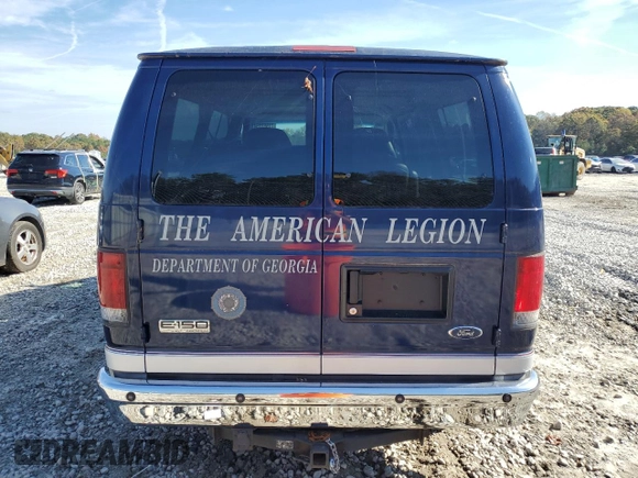 2008 Ford Econoline Passenger XL with VIN 1FMNE11L48DA51670, listed as a Copart auction lot 77653154 with 124,127 mi miles and Salvage title. Bid and sale history available at DreamBid. Image 6.