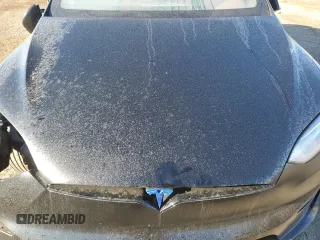 2022 Tesla Model X with VIN 7SAXCAE54NF359461, listed as a Copart auction lot 46868045 with 0 mi miles and Salvage Title. Bid and sale history available at carsss.com. Image 12.