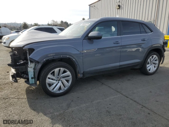 2021 Volkswagen Atlas Cross Sport 2.0T SE w/Technology with VIN 1V2WC2CA4MC212887, listed as a Copart auction lot 48403375 with 62,075 mi miles and Salvage Title. Bid and sale history available at carsss.com. Image 1.