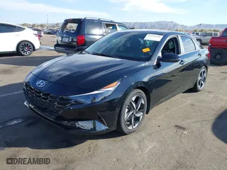 2023 Hyundai Elantra Limited with VIN KMHLP4AG9PU505917, listed as a IAAI auction lot 41539400 with 55,214 mi miles. Bid and sale history available at carsss.com. Image 17.