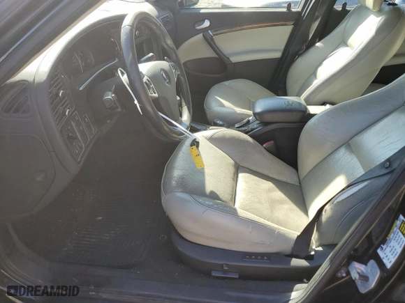 2008 Saab 9-5 with VIN YS3ED49G283511570, listed as a Copart auction lot 77164524 with 164,647 mi miles and Salvage Title. Bid and sale history available at carsss.com. Image 7.