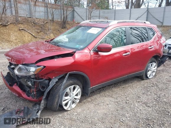 2016 Nissan Rogue SV z VIN 5N1AT2MV3GC888891, wystawiony jako IAAI lot #42031756 z przebiegiem 61 119 mil mil oraz . Historia ofert i sprzedaży dostępna na DreamBid. Obrazek 2.
