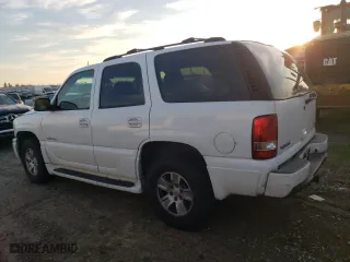 2003 GMC Yukon Denali with VIN 1GKEK63U23J340495, listed as a Copart auction lot 46332495 with 217,873 mi miles and Salvage Title. Bid and sale history available at carsss.com. Image 2.
