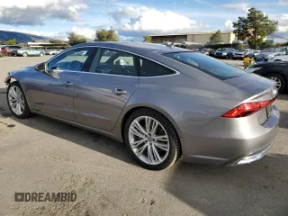 2019 Audi A7 Prestige with VIN WAUS2AF22KN058454, listed as a Copart auction lot 45555485 with 44,306 mi miles and Salvage Title. Bid and sale history available at carsss.com. Image 2.