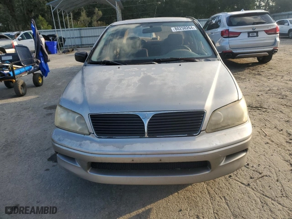 2002 Mitsubishi Lancer ES with VIN JA3AJ26E42U029589, listed as a Copart auction lot 80250264 with 215,276 mi miles and Salvage Title. Bid and sale history available at carsss.com. Image 5.