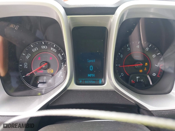 2015 Chevrolet Camaro LT with VIN 2G1FD3D39F9186469, listed as a IAAI auction lot 41661245 with 93,705 mi miles. Bid and sale history available at carsss.com. Image 7.