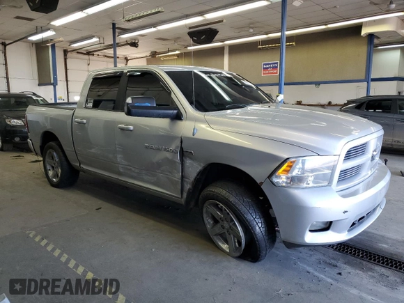 2012 Ram 1500 Sport with VIN 1C6RD7MT2CS287592, listed as a Copart auction lot 47139545 with 130,333 mi miles and Salvage Title. Bid and sale history available at carsss.com. Image 4.