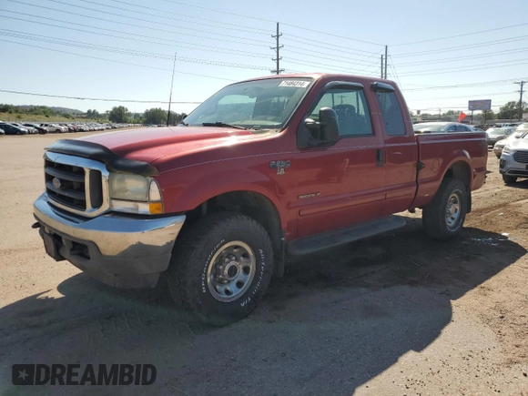 2002 Ford Super Duty F-250 XL with VIN 1FTNX21F92EB05853, listed as a Copart auction lot 71484314 with 0 mi miles and Salvage Title. Bid and sale history available at carsss.com. Image 1.