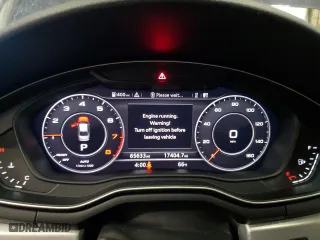 2017 Audi A4 Premium Plus with VIN WAUENAF41HN054877, listed as a Copart auction lot 47108185 with 65,633 mi miles and Salvage Title. Bid and sale history available at carsss.com. Image 9.