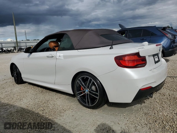2020 BMW 2 Series 230i with VIN WBA2M7C05L7E27347, listed as a Copart auction lot 74473114 with 0 mi miles and Non Repairable. Bid and sale history available at carsss.com. Image 2.