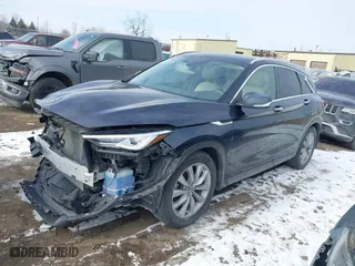 2021 Infiniti QX50 LUXE with VIN 3PCAJ5BB0MF116271, listed as a IAAI auction lot 41528612 with NaN miles. Bid and sale history available at carsss.com. Image 17.