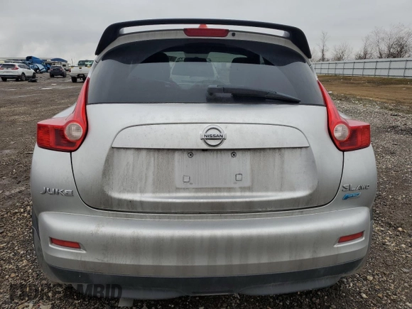 2013 Nissan Juke Nismo with VIN JN8AF5MV2DT209058, listed as a Copart auction lot 42534865 with 118,589 mi miles and Salvage Title. Bid and sale history available at DreamBid. Image 6.