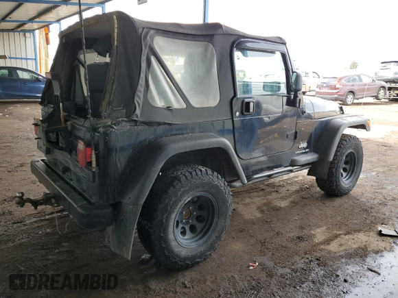 2006 Jeep Wrangler SE with VIN 1J4FA29S56P749135, listed as a Copart auction lot 49893595 with 280,873 mi miles and Clean Title. Bid and sale history available at carsss.com. Image 3.