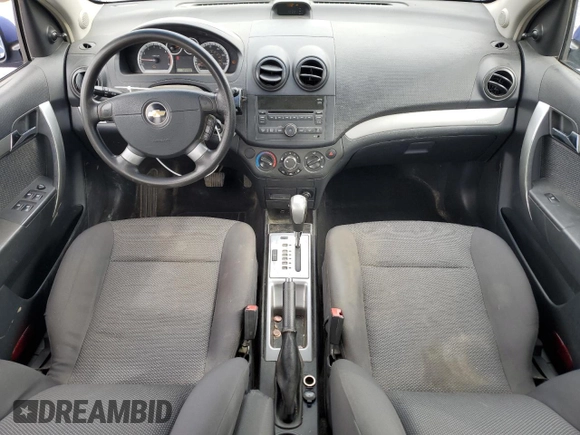 2009 Chevrolet Aveo 1LT z VIN KL1TD56E09B663627, wystawiony jako Copart lot #52882465 z przebiegiem 184 432 mil mil oraz Szkoda całkowita • Salvage title. Historia ofert i sprzedaży dostępna na DreamBid. Obrazek 8.