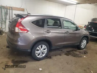 2012 Honda CR-V EX-L with VIN 5J6RM4H76CL010422, listed as a Copart auction lot 57887905 with 166,990 mi miles and Salvage title. Bid and sale history available at DreamBid. Image 3.