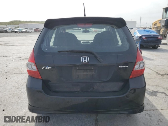 2007 Honda Fit Sport with VIN JHMGD386X7S063746, listed as a Copart auction lot 50055544 with 145,191 mi miles and Salvage Title. Bid and sale history available at carsss.com. Image 6.