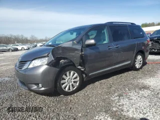 2017 Toyota Sienna XLE with VIN 5TDDZ3DC2HS173704, listed as a Copart auction lot 45794385 with 77,643 mi miles and Salvage Title. Bid and sale history available at carsss.com. Image 1.