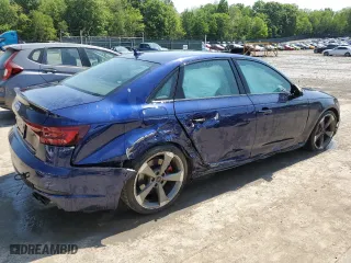 2018 Audi S4 Premium Plus with VIN WAUB4AF49JA099438, listed as a Copart auction lot 54711943 with 80,603 mi miles. Bid and sale history available at carsss.com. Image 3.