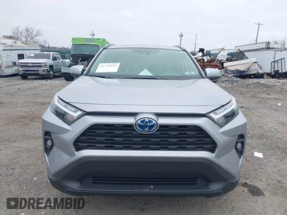 2024 Toyota RAV4 Hybrid XLE Premium with VIN JTMB6RFV0RD140022, listed as a IAAI auction lot 41779613 with 923 mi miles. Bid and sale history available at carsss.com. Image 11.