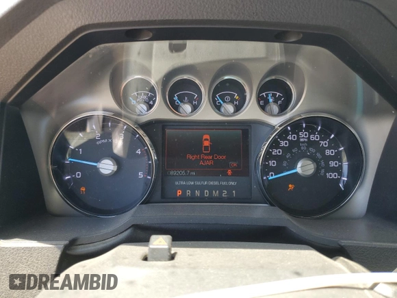 2012 Ford F-250 XL with VIN 1FT7W2BT4CEC80948, listed as a Copart auction lot 61745885 with 89,205 mi miles and Salvage title. Bid and sale history available at DreamBid. Image 9.