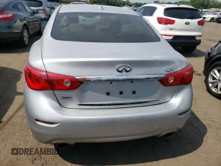 2015 Infiniti Q50 Premium with VIN JN1BV7AR2FM395710, listed as a Copart auction lot 60505055 with 108,333 mi miles and Salvage title. Bid and sale history available at DreamBid. Image 6.