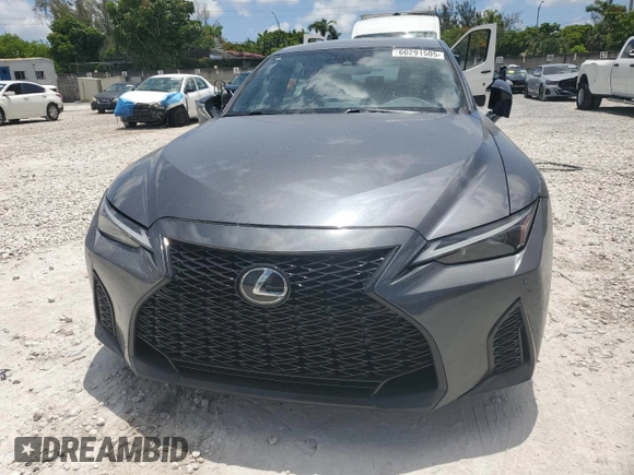 2021 Lexus IS 350 F Sport with VIN JTHGZ1B25M5038646, listed as a Copart auction lot 60291505 with 106,116 mi miles and Non repairable. Bid and sale history available at DreamBid. Image 5.
