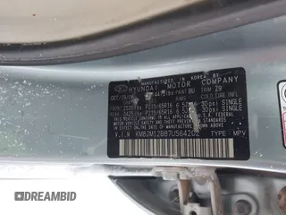 2007 Hyundai Tucson GLS with VIN KM8JM12B87U564202, listed as a IAAI auction lot 41277397 with 199,055 mi miles. Bid and sale history available at carsss.com. Image 9.