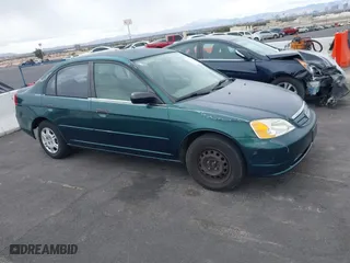 2001 Honda Civic LX with VIN 2HGES16541H617103, listed as a IAAI auction lot 41720167 with 154,268 mi miles. Bid and sale history available at carsss.com. Image 1.
