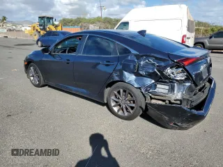 2020 Honda Civic Sedan EX-L with VIN 19XFC1F77LE021869, listed as a Copart auction lot 87870575 with 41,681 mi miles and Salvage Title. Bid and sale history available at carsss.com. Image 2.