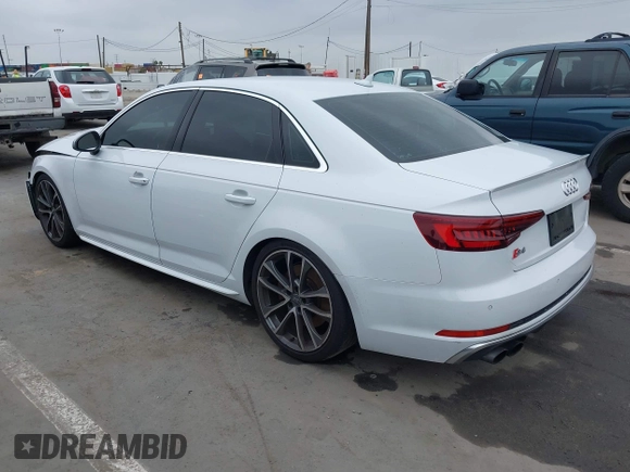 2018 Audi S4 Premium Plus with VIN WAUB4AF4XJA044884, listed as a IAAI auction lot 42164365 with 1 mi miles. Bid and sale history available at carsss.com. Image 3.