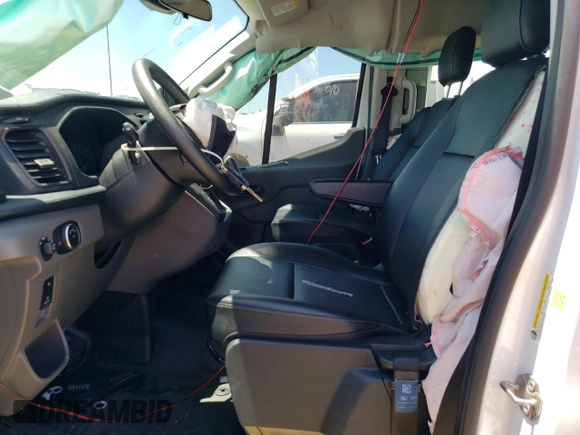 2022 Ford Transit Passenger XL with VIN 1FBAX9YG3NKA59727, listed as a Copart auction lot 57765794 with 21,845 mi miles and Salvage Title. Bid and sale history available at DreamBid. Image 7.