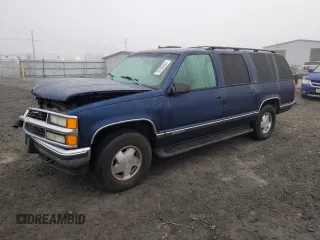 1997 Chevrolet Suburban with VIN 3GNFK16R0VG152063, listed as a Copart auction lot 78105254 with 187,299 mi miles and Salvage Title. Bid and sale history available at carsss.com. Image 1.