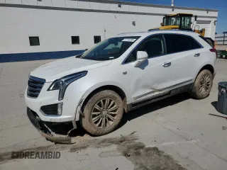 2018 Cadillac XT5 Luxury FWD with VIN 1GYKNCRS0JZ169152, listed as a Copart auction lot 57718295 with 80,617 mi miles and Salvage title. Bid and sale history available at DreamBid. Image 1.