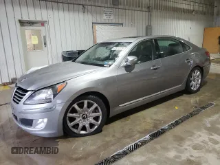 2012 Hyundai Equus Signature with VIN KMHGH4JH5CU051666, listed as a Copart auction lot 47873375 with 145,333 mi miles and Salvage Title. Bid and sale history available at DreamBid. Image 1.