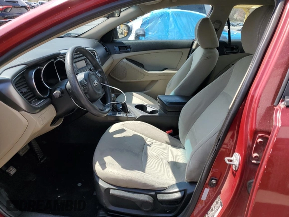 2014 Kia Optima LX with VIN 5XXGM4A75EG266643, listed as a Copart auction lot 52517575 with 109,282 mi miles and Salvage Title. Bid and sale history available at carsss.com. Image 7.