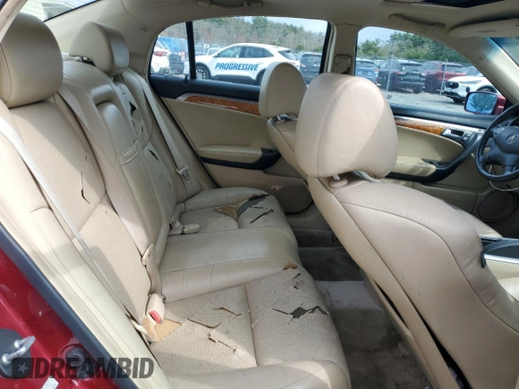 2006 Acura TL with VIN 19UUA66256A058930, listed as a Copart auction lot 50794105 with 192,828 mi miles and Clean Title. Bid and sale history available at carsss.com. Image 10.