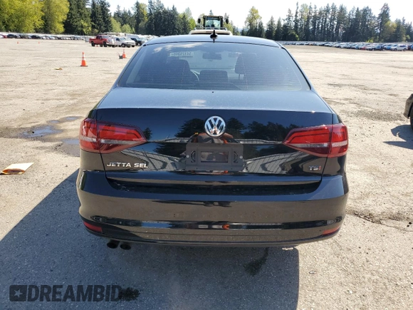 2016 Volkswagen Jetta Sedan 1.8T SEL with VIN 3VWL17AJ0GM366376, listed as a Copart auction lot 54175365 with 25,910 mi miles and Salvage Title. Bid and sale history available at carsss.com. Image 6.