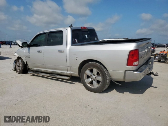2018 Ram 1500 Big Horn with VIN 1C6RR6LG0JS340481, listed as a Copart auction lot 61254065 with Not provided miles and Salvage title. Bid and sale history available at DreamBid. Image 2.