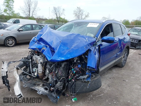 2022 Honda CR-V Touring z VIN 7FARW2H91NE004060, wystawiony jako IAAI lot #42167831 z przebiegiem Nie podano mil oraz . Historia ofert i sprzedaży dostępna na DreamBid. Obrazek 2.