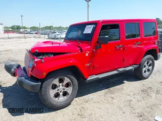 2018 Jeep Wrangler Unlimited Sahara z VIN 1C4HJWEG6JL893798, wystawiony jako IAAI lot #42299351 z przebiegiem Nie podano mil oraz . Historia ofert i sprzedaży dostępna na DreamBid. Obrazek 2.