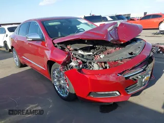 2018 Chevrolet Impala Premier with VIN 2G1125S32J9124693, listed as a IAAI auction lot 41939632 with 53,288 mi miles and . Bid and sale history available at DreamBid. Image 1.
