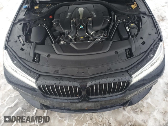2018 BMW 7 Series 750i xDrive with VIN WBA7F2C54JB238260, listed as a Copart auction lot 89202965 with 51,634 mi miles and Salvage Title. Bid and sale history available at carsss.com. Image 11.