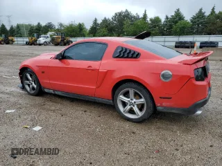 2010 Ford Mustang GT with VIN 1ZVBP8CH1A5141732, listed as a Copart auction lot 57885605 with 92,882 mi miles and Salvage title. Bid and sale history available at DreamBid. Image 2.