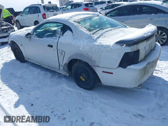 2004 Ford Mustang Standard with VIN 1FAFP40404F104660, listed as a IAAI auction lot 41602400 with 165,992 mi miles. Bid and sale history available at carsss.com. Image 3.
