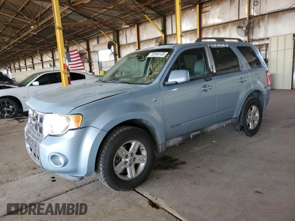 2008 Ford Escape Hybrid with VIN 1FMCU49H98KA28845, listed as a Copart auction lot 52648135 with 210,756 mi miles and Salvage title. Bid and sale history available at DreamBid. Image 1.