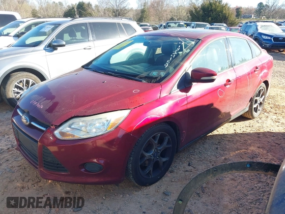2013 Ford Focus SE with VIN 1FADP3F27DL150124, listed as a IAAI auction lot 41824159 with 145,693 mi miles. Bid and sale history available at carsss.com. Image 17.