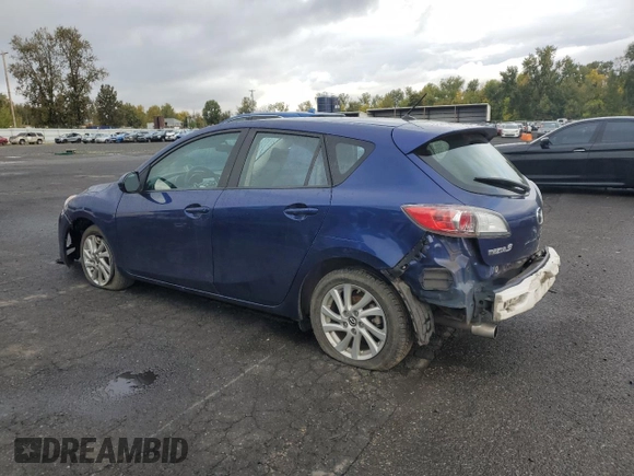 2013 Mazda 3 i Touring with VIN JM1BL1L86D1705148, listed as a Copart auction lot 76975804 with 73,900 mi miles and Salvage title. Bid and sale history available at DreamBid. Image 2.